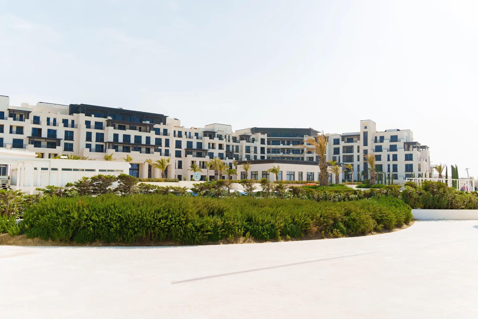 A panorama of the building